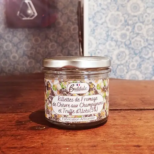 Rillettes de fromage de chèvre aux champignons et truffes