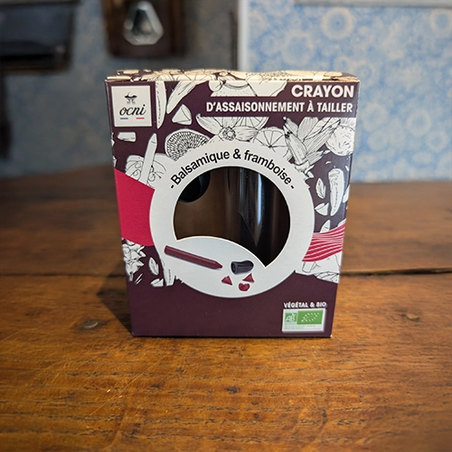 Crayon assaisonnement à tailler balsamique framboise
