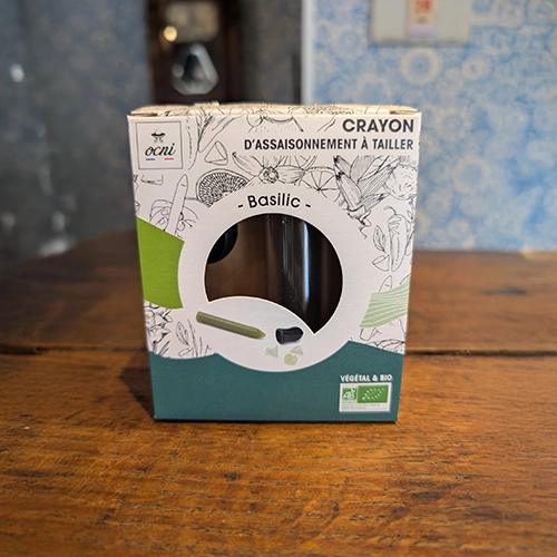 Crayon assaisonnement à tailler basilic