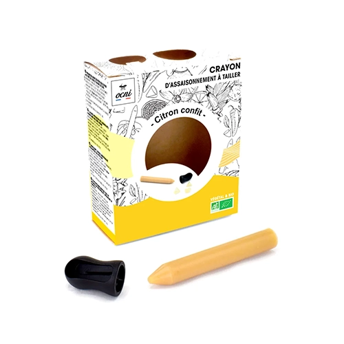 Recharge crayon assaisonnement à tailler citron confit
