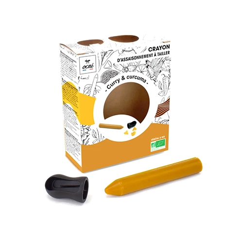 Recharge crayon assaisonnement  à tailler curry et curcuma