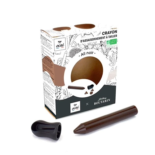 Recharge crayon assaisonnement  à tailler ail noir